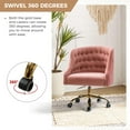 thumbnail image 5 of Lydia 15 in Task Chairs with Swivel, 250 lbs, Pink, 5 of 9