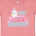 thumbnail image 4 of Inktastic Most Magical Goddaughter- cute unicorn Girls Baby T-Shirt, 4 of 5
