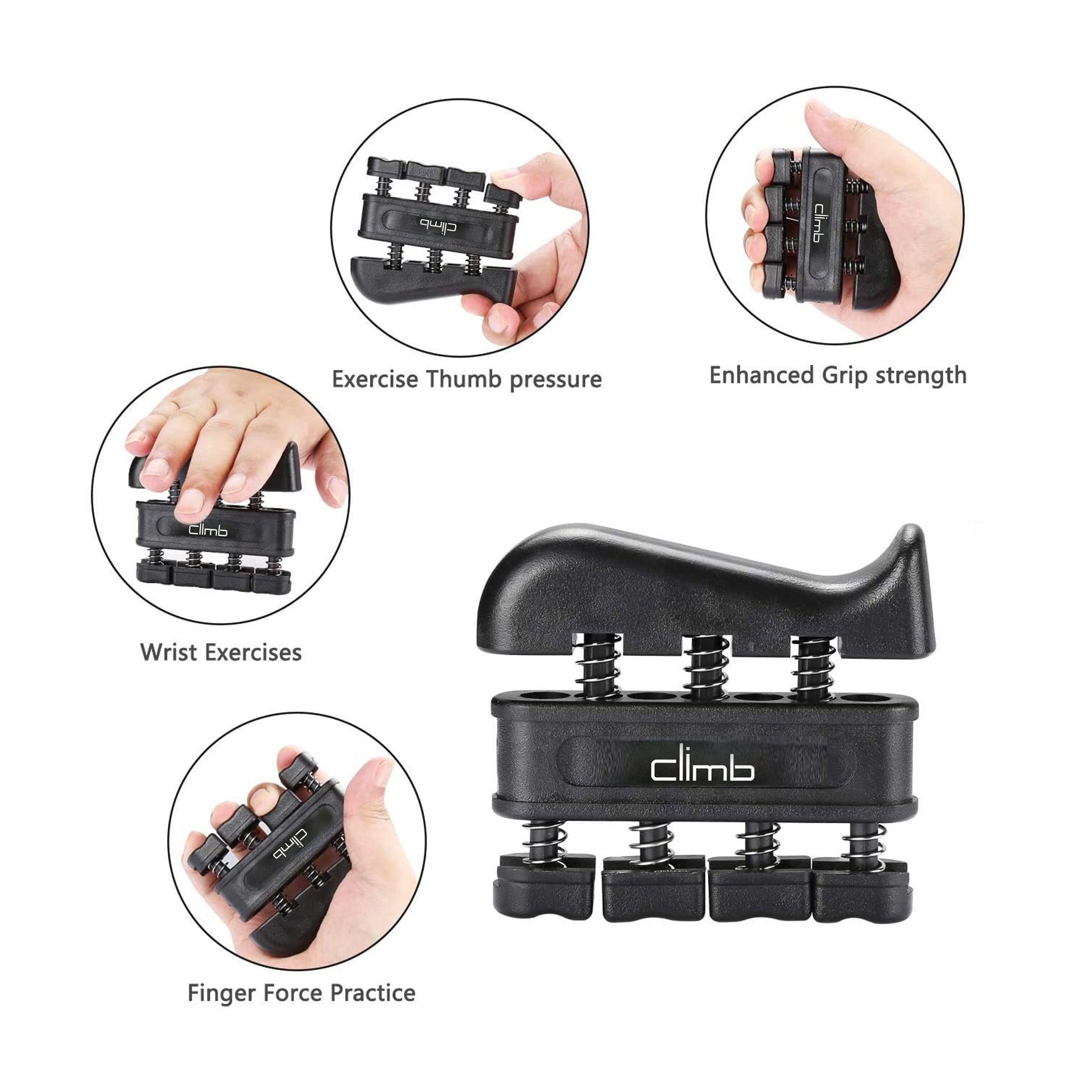 CLIMB, Rock Climbing Spring Loaded Hand, Finger Strengthener