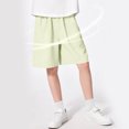 thumbnail image 6 of Guluxicc Kids Boys Athletic Shorts Elastic Waist Summer Solid Color Moisture Wicking Drying Shorts for Casual Activities, 6 of 8