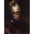 thumbnail image 2 of Workshop of Rembrandt van Rijn 15x18 Gold Ornate Wood Frame and Double Matted Museum Art Print Titled - The Man with the Golden Helmet (1650), 2 of 4