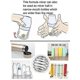 thumbnail image 4 of 5 Pack Formula Mixers,Milkshake Protein Shaker Ball For Small Bottle,Food Grade Stainless Steel Wire Mixer Mixing Ball, 4 of 4