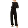 thumbnail image 2 of Adrianna Papell womens  Wide Leg 3/4-Sleeve Jumpsuit, 2, 2 of 3