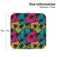 thumbnail image 2 of Kdxio Hawaii Palms Funny Coasters,4 Pcs Leather Coasters,Housewarming Gifts,Protect Furniture from Water Marks Scratch and Damage, 2 of 8