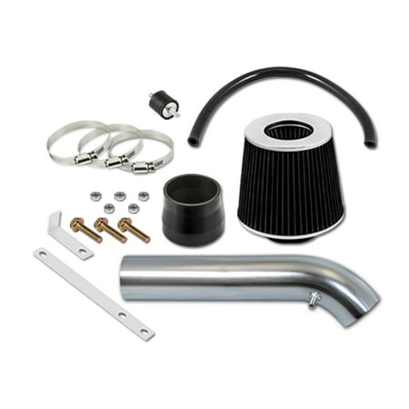Honda Civic Air Intake Filter - RL Concepts Black Short Ram Air Intake Kit + Filter 92-95 Honda Civic CX DX LX EX del Sol