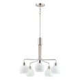 thumbnail image 1 of Maxim 11277SWSN Coraline 5-Light Chandelier, Satin Nickel, 1 of 1