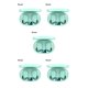 thumbnail image 3 of Sidaley 1 par de auriculares llamada manos libres compatible con Bluetooth 5.0 Auriculares impermeables para fitness en la oreja Auriculares con Type2 NO2, 3 of 6