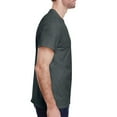 thumbnail image 4 of Gildan Short Sleeve T-Shirt -GR50, Men's Crew Neck Tee 50 Cotton/50 Poly T-Shirt, (M Dark Heather), 4 of 5
