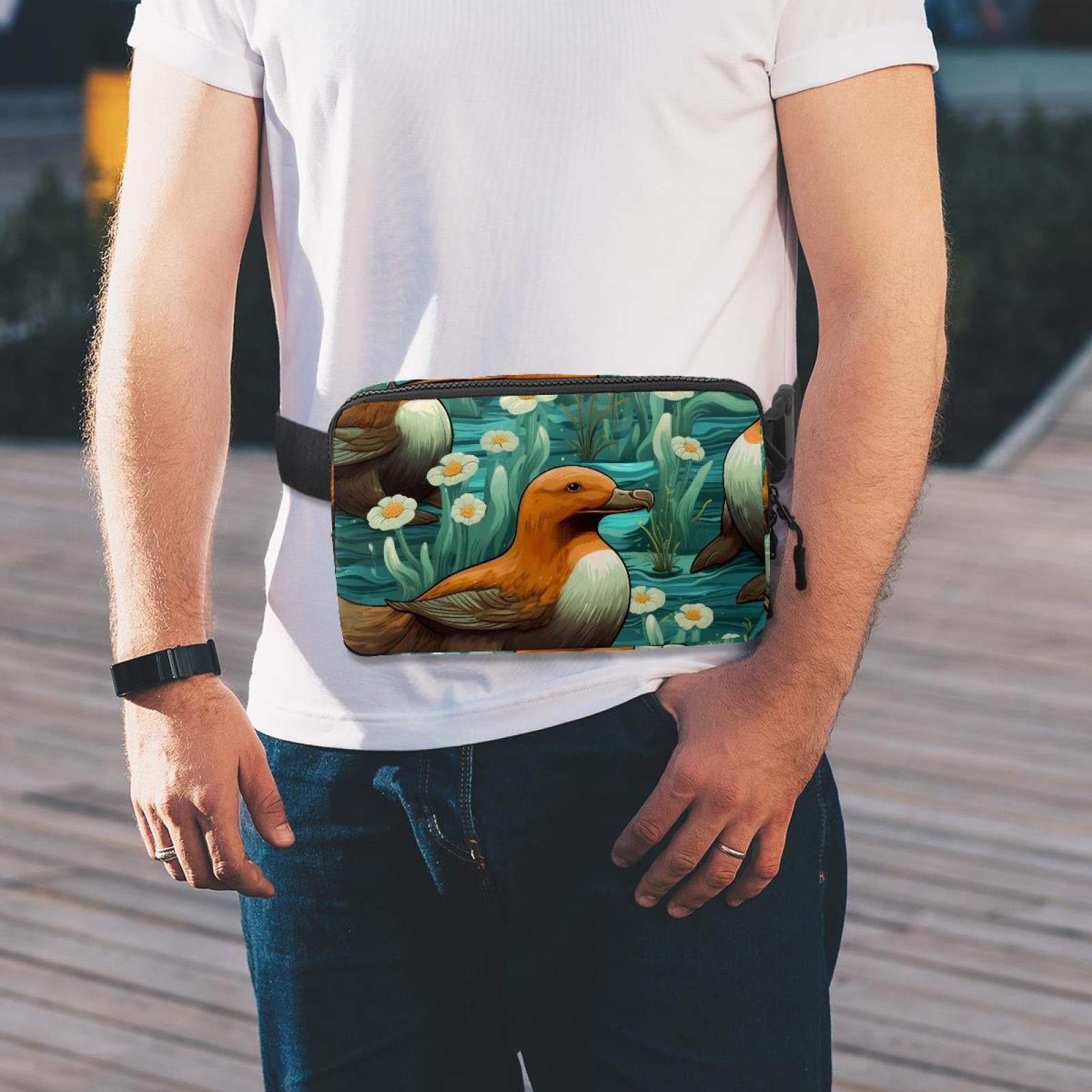 Platypus Lightweight Adjustable Waist Bag with Extension Strap - Unisex Fanny Pack