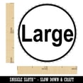 thumbnail image 2 of Large Size Tag Self-Inking Rubber Stamp Ink Stamper - Yellow Ink - Medium 1 Inch, 2 of 7