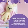 thumbnail image 3 of Baby Laundry Detergent, EcoGarantie Certified 100% Organic & Natural, Scent-Free & Hypoallergenic, Dermatologically Tested & Approved - 55 Loads, 92.9 fl. oz (2.75 L), 3 of 5