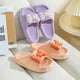 thumbnail image 4 of Pantuflas con lazo para mujer, para exteriores, de princesa, ligeras, antideslizantes, para el baño, para el hogar, desodorantes, sandalias silenciosas para novias, 4 of 4