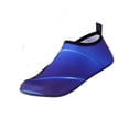 thumbnail image 3 of HTHLVMD Quick Dry Aqua Socks, Non-Slip Beach Shoes, Water Shoes for Women Men Quick-Dry Aqua Socks Swim Beach Barefoot Yoga Exercise Wear Sport Accessories Pool Camping Must Haves, Royal Blue 7.5, 3 of 4