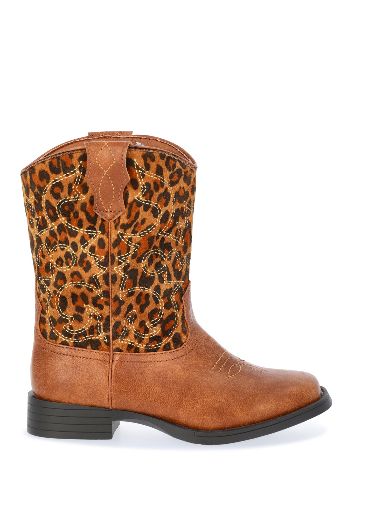 Wonder Nation Toddler & Big Girls Western Cowgirl Boot