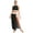 Black, variant on Linjinx Womens Rhinestones Sleeveless Crop Top with Skirt Lyrical Modern Contemporary Dancewear Purple XL