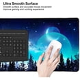 thumbnail image 4 of Gaming Large Mouse Pad for Desk 35.4\u201c x 15.7 ", Big Size Pretty Galaxy Moon Forest Mouse Pads, Long Non-Slip Rubber Base Computer Mousepad for Full Desk Mat, 4 of 6