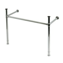 Kingston Brass VPB34411 Stainless Steel Console Sink Legs, Polished Chrome