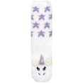thumbnail image 4 of Women's Super Soft Warm Microfiber Fuzzy Cozy Unicorn Socks, 3 Pairs Asst A, 4 of 8