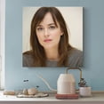 thumbnail image 3 of Dakota Johnson Poster Fashion Actress Model Print Photo Art Painting Canvas Poster Home Decorative Bedroom Modern Decor Posters Gifts 28x28inch(70x70cm), 3 of 5
