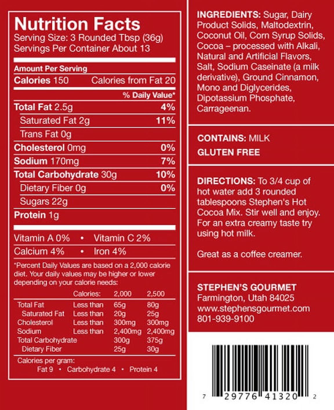 Stephen's Gourmet Mexican Chocolate Hot Cocoa, 16 oz