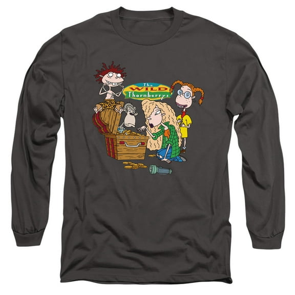 Wild Thornberrys Treasure Hunt Unisex Adult Long-Sleeve T Shirt