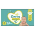 Pampers Swaddlers Diapers, Soft and Absorbent, Size 3, 168 Ct