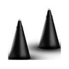 Legends International Small Hawaiian Cone Tabletop Torch Hammered Black - 2 Pack
