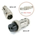 thumbnail image 1 of GX16 2Pin/3/4/5/6/7/8Pin Aviation Plug Male&Female Metal Connector Plug Socket, 1 of 6