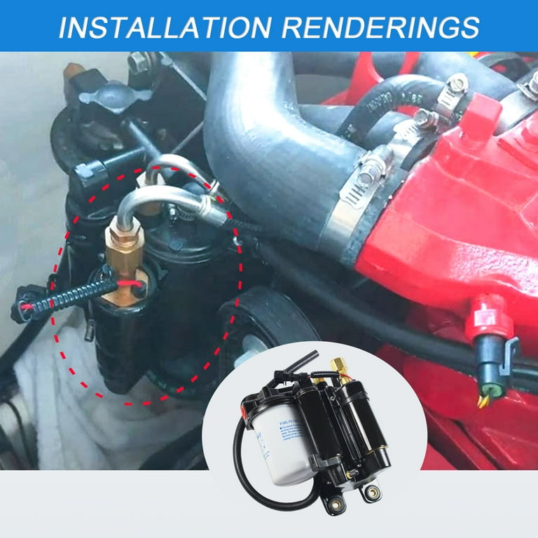 Electric Fuel Pump Assembly Replacement For Volvo Penta
