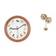 thumbnail image 1 of Reloj de pared Pájaro cantor Relojes de pared Escultura de hoja de Figura de hoja con base Diseño moderno único Materiales adecuados para s, 1 of 8
