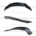 thumbnail image 3 of Rear Spoiler Compatible with 2010-2016 Genesis 2 Door Coupe, R Style Duckbill Trunk Exterior High Kick Tail Deck Lid Splitter Wing Lip (Gloss Black), 3 of 8