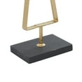thumbnail image 5 of DecMode Gold Metal Contemporary Sculpture, 2 - Pieces, 5 of 10