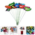 thumbnail image 3 of MesaSe 50pcs Butterfly Stakes Garden Butterfly Ornament Home Decoration (Random Color), 3 of 8
