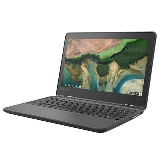 Pre-Owned Lenovo Chromebook 300E 2nd Gen Touchscreen 11.6'' - Intel Celeron N4000 - 4GB RAM 32GB Storage - ChromeOS - Black