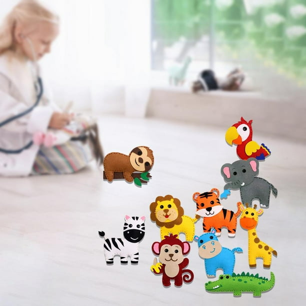Kit de bricolaje BLESIY Artesanía de costura Animales de la selva