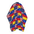 thumbnail image 7 of America Venezuelan Flag Barber Cape 66"x55" Salon Hair Cutting Haircut Cape Color Capes Stylist HairdresserApron, 7 of 7