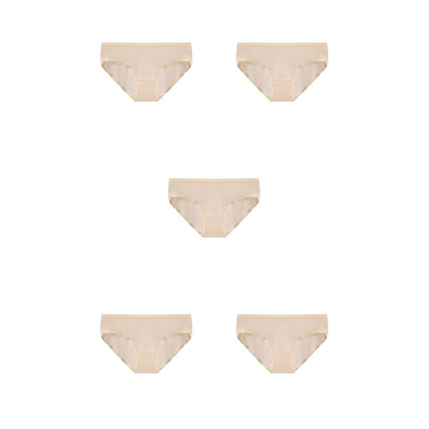 Minnieouse Calzoncillos de algodón Elástico Mujer Ropa interior Estiramiento Cómodo Bragas desechables Boyshort Calzoncillos Suministros Type5 NO5
