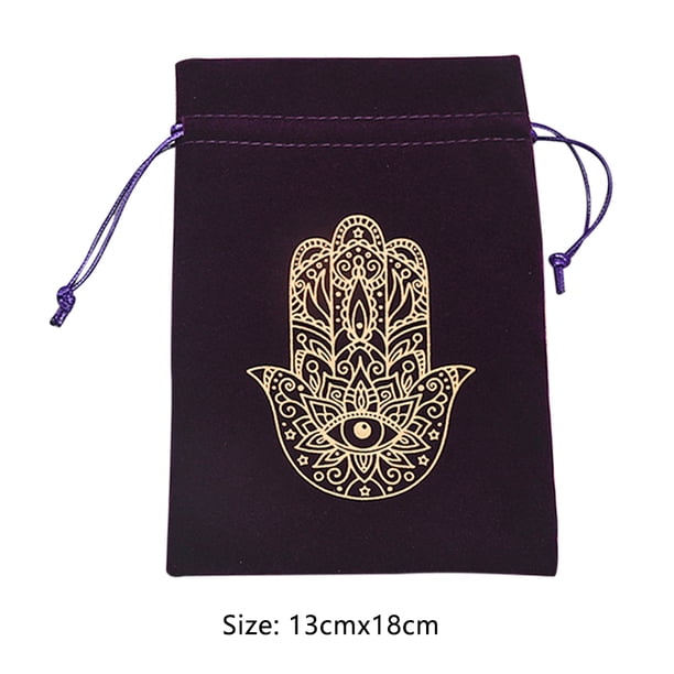 Bolsa De Almacenamiento De Cartas Tarots De Terciopelo Terciopelo Tarots Tarjeta Almacenamiento Bolsa Cordón Joyería Dados Bolsa Bolsillos para la familia Sywqhk Para Estrenar