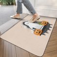 thumbnail image 3 of Halloween Front Door Mat,Non-Slip Doormat Low-Profile Door Mat 17x30 Inch Evil Pumpkin Ghost Floor Mats for Outdoor Entrance Entry Entryway, 3 of 6