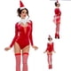 thumbnail image 1 of Disfraz navideño de campana verde para actuación de Papá Noel jugando por la noche con uniforme sin hombros, 1 of 6