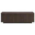 thumbnail image 6 of Evelyn&Zoe Modern/Contemporary 48" Wide Alder Brown Coffee Table, 6 of 7