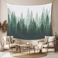 thumbnail image 2 of Green Ombre Large Tapestry for Bedroom Wall Hanging Tapestry,Primeval Forest Modern Abstract Art Aesthetics Ceiling Backdrop Tapestries Poster Blanket Wall Decor for Teens Room Living Room 86" x 104", 2 of 8