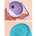 thumbnail image 5 of Portable 2 Liter Water Bottle With Handle For Gym And Travel - Large Motivational Time Marker Water Jug, Leak Proof, Gradient Matte Plastic Cup, 5 of 6