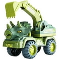 thumbnail image 3 of Dinosaur Car Toy Educational - Plastic Dinosaur Vehicle Toy Friction Powered Car, 3 of 4