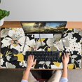 thumbnail image 4 of Long Mouse Pads for Desk,Pioneer Flower Floral Print Pattern Desk Mats on Top Of Desks, Desk Mouse Pad Extra Large with 3mm Non-Slip Base and Stitched Edge for Gaming,Office,Work,Home 47.3"x23.6", 4 of 6