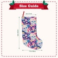 thumbnail image 3 of Vsdgher Skull rainbow color space Christmas Stockings 18 inch Large Kids Stocking Bags Hanging Socks for Christmas Decor Decorations, 3 of 7