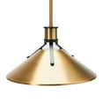 thumbnail image 4 of Robert Stevenson Lighting Robert Stevenson Lighting Silas - Metal Ceiling Light, Brushed Bronze and Black, 4 of 8