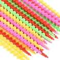 1Bag Long Plastic Styling Barber Salon Tool Hairdressing Spiral Hair