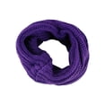 thumbnail image 1 of OULII Foulard à Boucles pour Femmes, Col Chaud, Lot de 1, Violet, Usage Quotidien, 1 of 6
