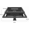 thumbnail image 2 of 36 inch fire Pit, Square Outdoor Fire Pit with Poker, Wood Burning Fire Pit for Camping, Backyard, Patio, 2 of 13